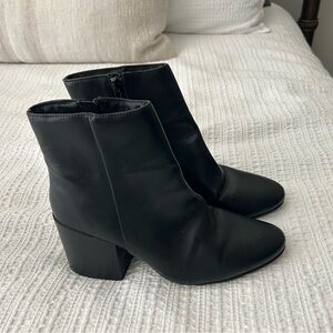 Madden Girl Black Ankle Boots